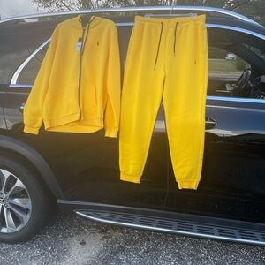 Yellow Hoodie and Joggers Set size 4x